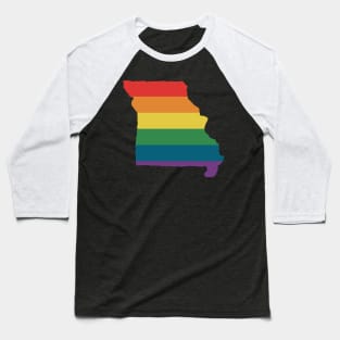 Missouri State Rainbow Baseball T-Shirt